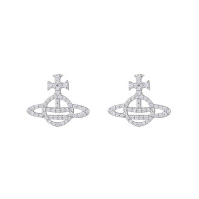 Boucles d'oreilles en cristal Calliope en argent sterling, bijoux CZ, fabricant OEM ODM